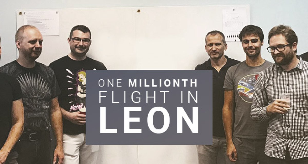 The one millionth flight in Leon