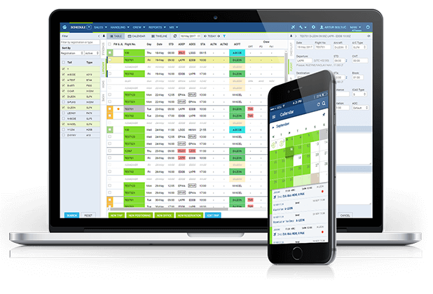 aviation management software, flight, flights, crew, crews, maintenance, sc...