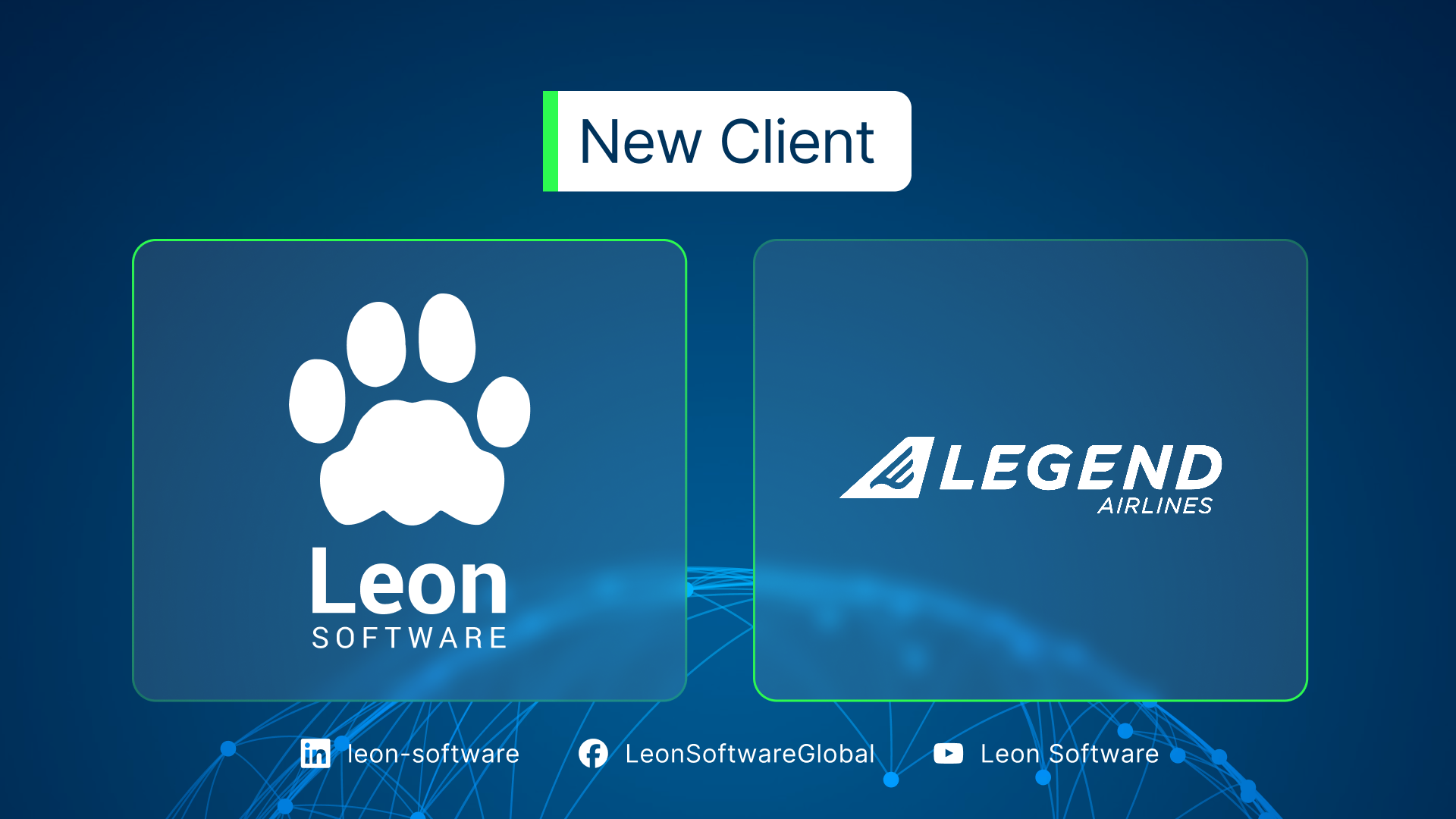 Leon Software Welcomes Legend Airlines to Its Community
