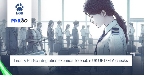 Leon & PnrGo integration expands  to enable UK UPT/ETA checks