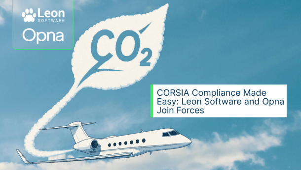 CORSIA Compliance Made Easy: Leon Software and Opna Join Forces