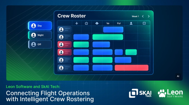 Leon Software and SkAI Tech: Connecting Flight Operations with Intelligent Crew Rostering