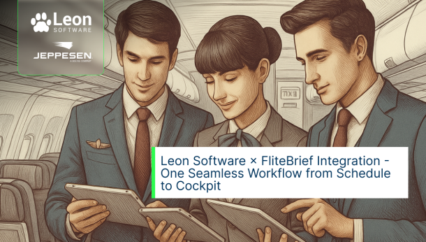 Leon × FliteBrief Integration – One Seamless Workflow from Schedule to Cockpit