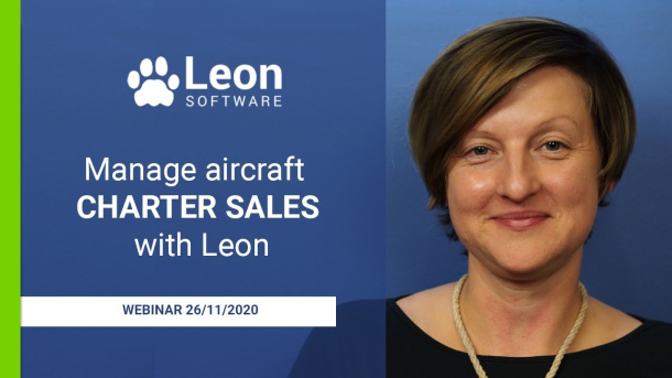 Manage aircraft charter sales with Leon