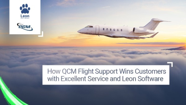 How QCM Flight Support Wins Customers with Excellent Service and Leon Software