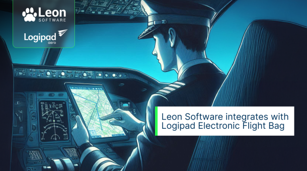 Leon Software integrates Logipad Electronic Flight Bag