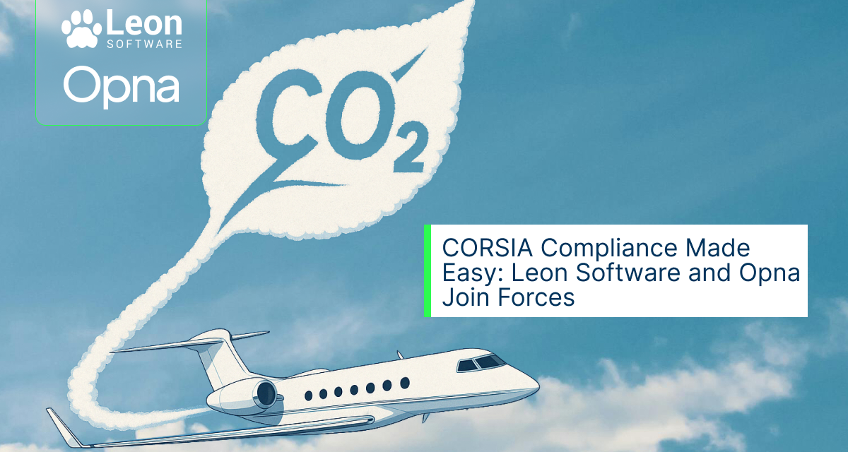 CORSIA Compliance Made Easy: Leon Software and Opna Join Forces