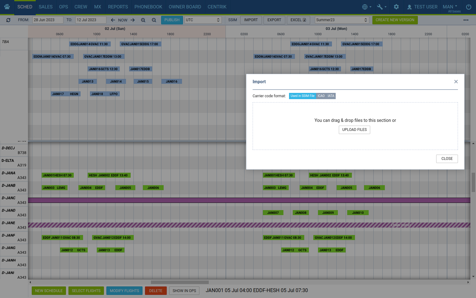 Manage your schedule