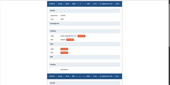 Find charter from other Leon operators directly in Sales module.