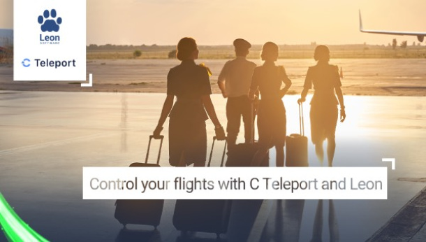 Control your flights with C Teleport and Leon