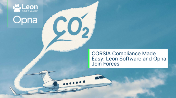 CORSIA Compliance Made Easy: Leon Software and Opna Join Forces