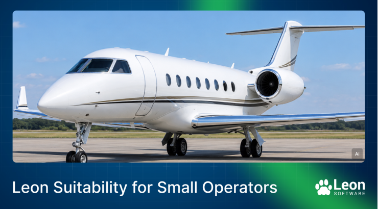 Leon Suitability for Small Operators: How a purpose-built aviation management platform scales down – without compromise