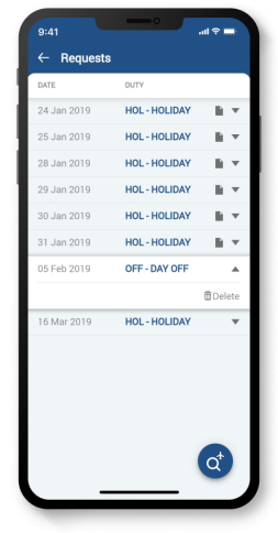 Leon Sales App -delete request