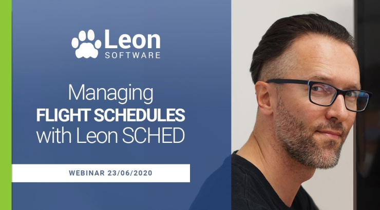 Managing flight schedules with Leon Sched