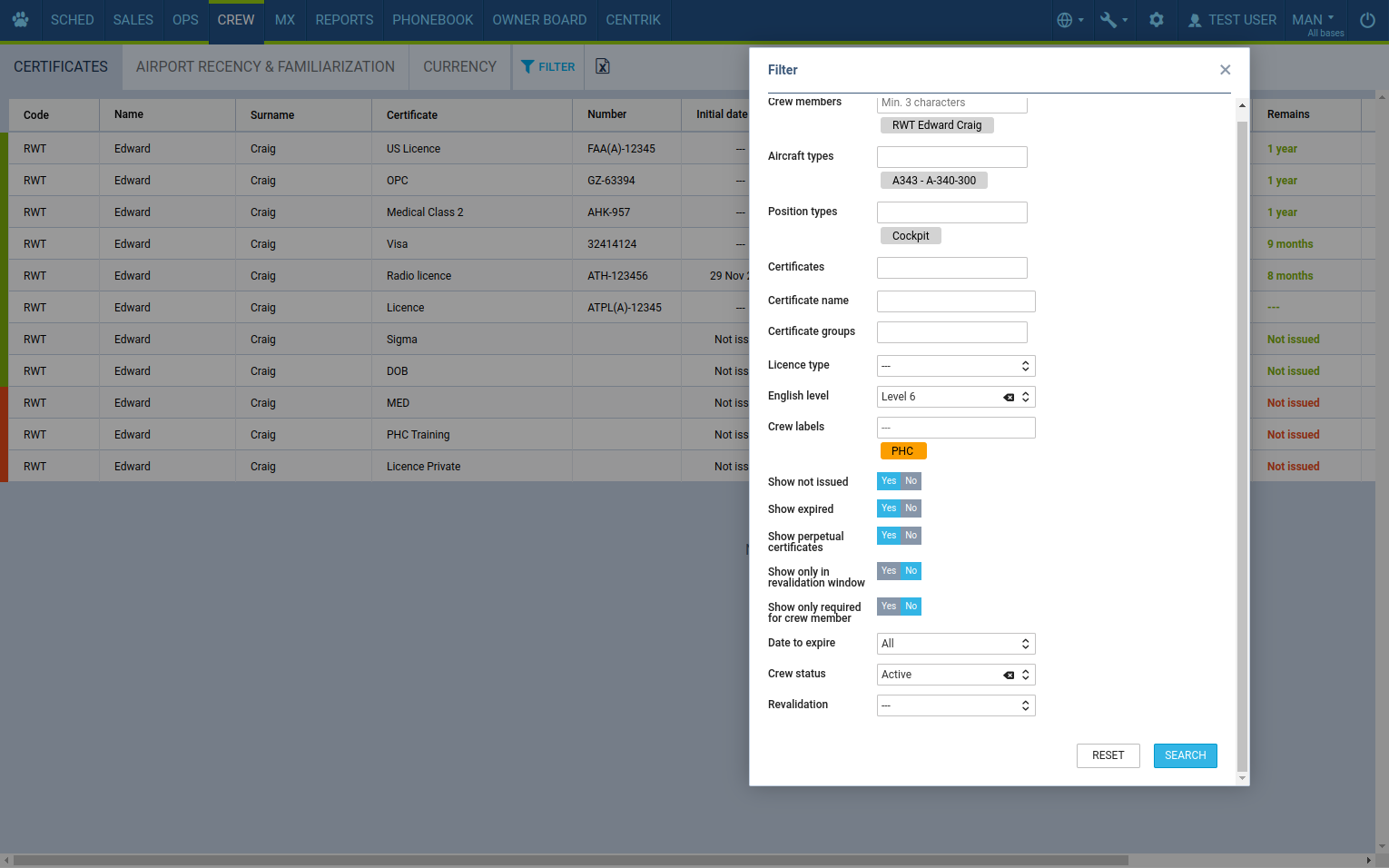 Manage your crews with a single glance 