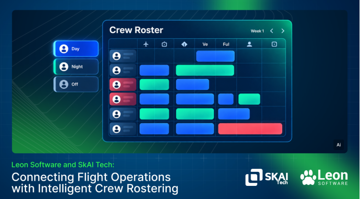 Leon Software and SkAI Tech: Connecting Flight Operations with Intelligent Crew Rostering