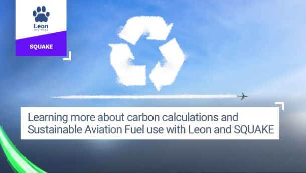 Learning more about carbon calculations and Sustainable Aviation Fuel use with Leon and SQUAKE