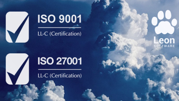 Leon Software successfully certified for ISO 9001 and 27001